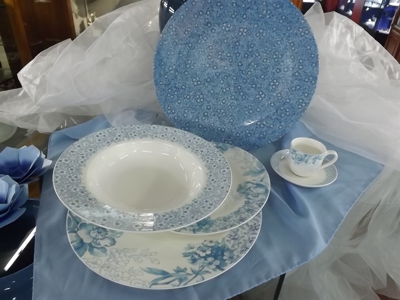 Piatti Villeroy E Boch Natale.Villeroy Boch Mod Floreana Blue